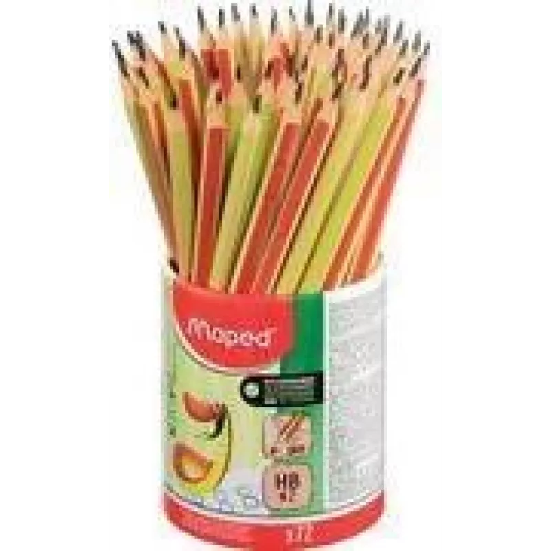 Maped KIDY Learn Dreieckiger HB Lernbleistift, 2,2 mm, 72-teiliger Köcher (854601)