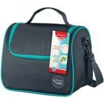 Maped PICNIK Lunch Bag ORIGINS mit Schultergurt, Grau, 100% Polyester Außenmaterial, PEVA Futter, 1 Stück (872106)