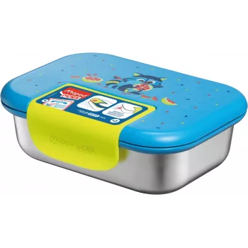 Maped PICNIK Lunchbox WASCHBÄR, Edelstahl, 0,9 L, Waschbär-Design 874001