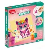 Maped Creativ Malen nach Zahlen Set Katze & Hase - 2 Vorgedruckte Tafeln, Acrylfarben, Pinsel, Ab 7 Jahren 907083