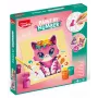 Maped Creativ Malen nach Zahlen Set Katze & Hase - 2 Vorgedruckte Tafeln, Acrylfarben, Pinsel, Ab 7 Jahren 907083