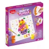 Maped Creativ Malen nach Zahlen Set Kawaii Food Sweet - 2 Vorbedruckte Leinwände, 10 Acrylfarben, Pinsel, Ab 7 Jahren 907088