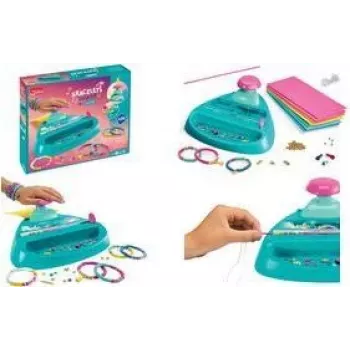 Maped Creativ Bracelets Maker Heishi Perlen-Stanzmaschinen-Set mit Kunststoffnadeln 907406