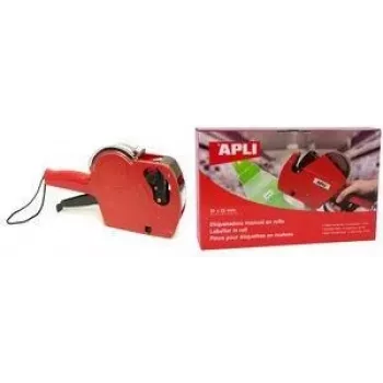AGIPA 101418 Roter 1-zeiliger Preisauszeichner, 8 Ziffern, 8mm Zeichenhöhe