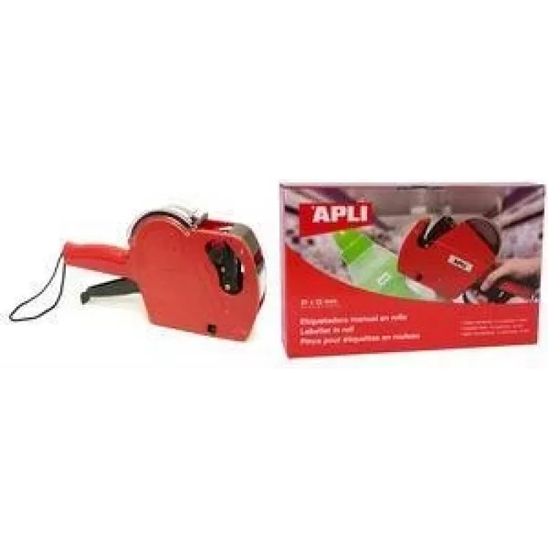 AGIPA 101418 Roter 1-zeiliger Preisauszeichner, 8 Ziffern, 8mm Zeichenhöhe