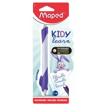 Maped KIDY learn Radierbarer Tintenroller Hase, blaue Tinte, 0,7 mm, Blisterpackung 229600