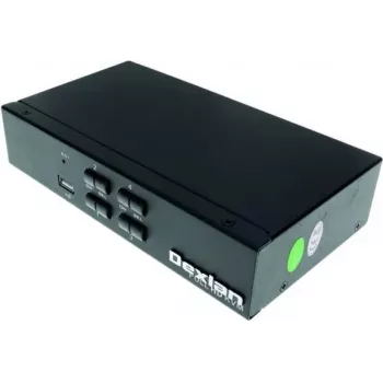 Dexlan HDMI 1.4 KVM-Switch, 4K UHD, USB, 4-Port, Desktop (061093)