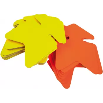 agipa Pfeil-Symbol-Etikett, Gelb/Orange, 160 x 240 mm, doppelseitig, 1 Stück (022925)