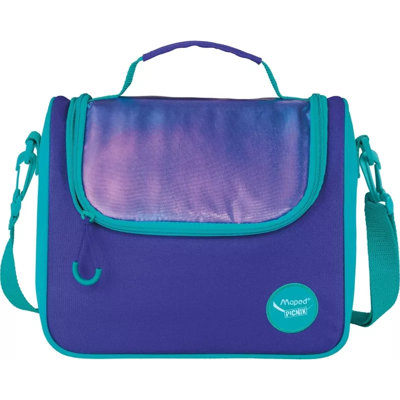 Maped PICNIK ORIGINS Isolierte Lunchtasche mit Schultergurt, Aqua, 100% Polyester, PEVA-Futter 872108