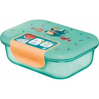 Maped PICNIK Lunchbox TUKAN, Kunststoff, 0,9 L, Deckel mit Silikondichtung, Clipverschluss - 1 Stück (874103)