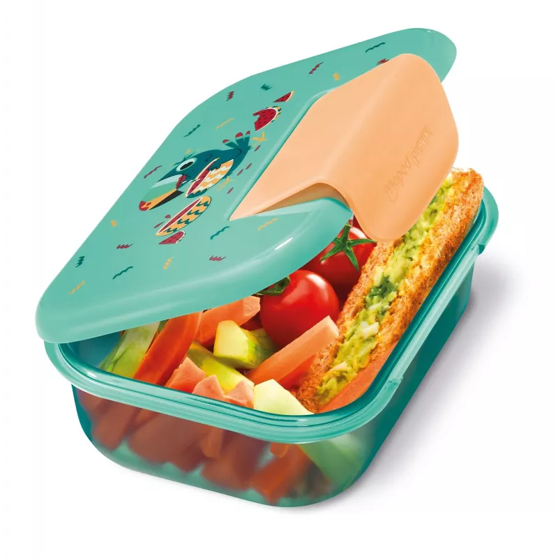 Maped PICNIK Lunchbox TUKAN, Kunststoff, 0,9 L, Deckel mit Silikondichtung, Clipverschluss - 1 Stück (874103)