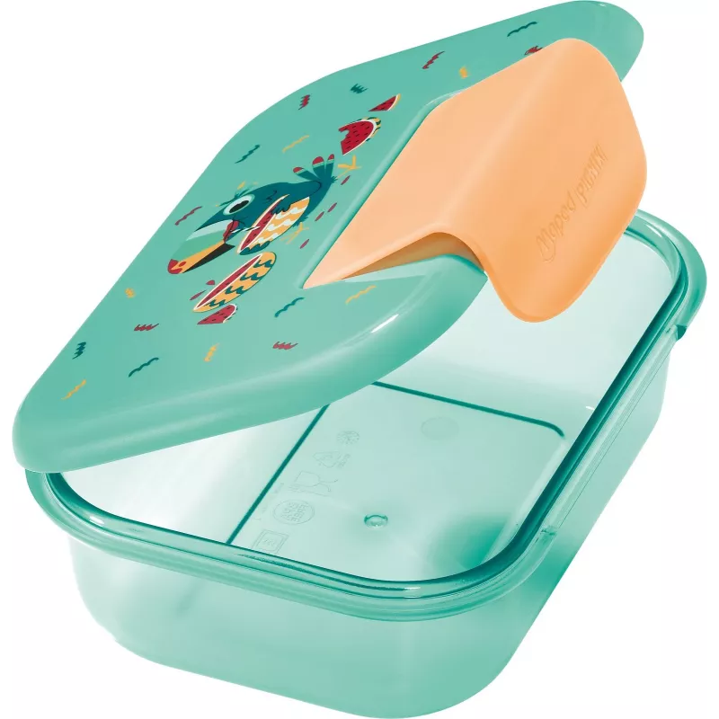 Maped PICNIK Lunchbox TUKAN, Kunststoff, 0,9 L, Deckel mit Silikondichtung, Clipverschluss - 1 Stück (874103)