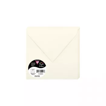 Clairefontaine Pollen Quadratischer Umschlag 165x165 mm Naturweiß 120 g/m² pH-Neutral (1 Stk) 56060C