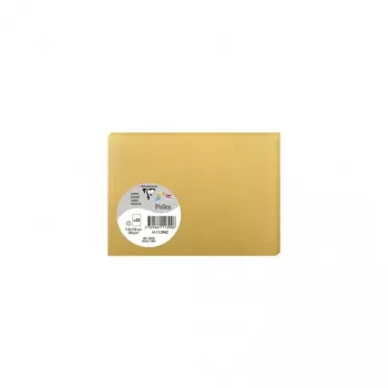 Pollen von Clairefontaine C6 Karte, Gold, 210 g/m², pH-neutral, säurefrei, 110 x 155 mm, 1 Stück (111390C)