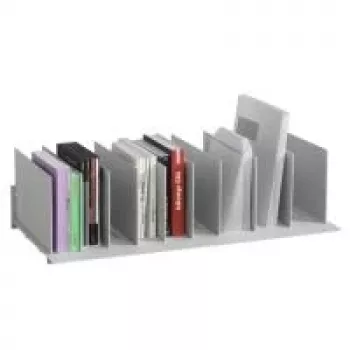 PAPERFLOW Buchstütze für Querrollladen-Schränke, Stahl, Schwarz (EO4932.02)