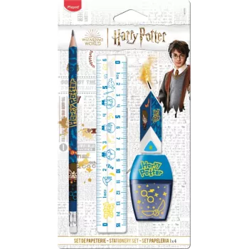 Maped Harry Potter Kinder-Schreibset, 4 Teile, Blisterkarte 981879