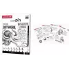 uni-ball DOTWORK Starter-Set uni pin, 9-teiliges Etui mit 8 Finelinern und 1 Shalaku S Druckbleistift (CF PIN/8 005)