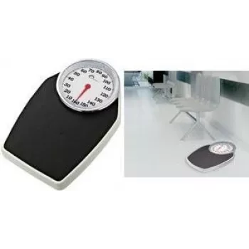 Little Balance Analoge Personenwaage PRO M 160, Schwarz LB 8135
