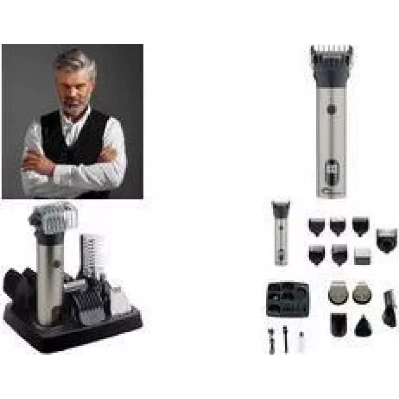 Little Balance 6-in-1 Haarschneider Multi 6 Barber Bart-, Haar- und Körperhaarschneider, kabelgebunden oder kabellos, 1 Stück (8789)