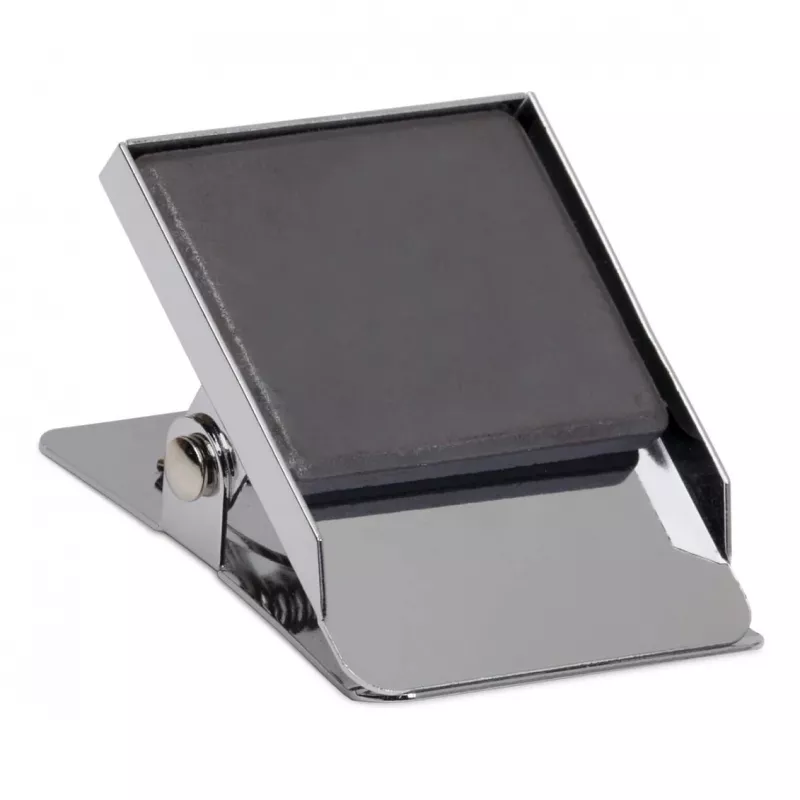 MAUL Papierklemme mit Magnet, 40 mm, Silber, robuster Stahl mit starker Feder 2194096