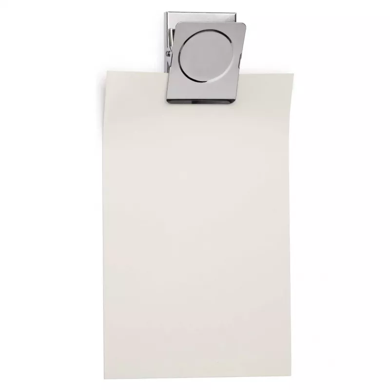 MAUL Papierklemme mit Magnet, 40 mm, Silber, robuster Stahl mit starker Feder 2194096