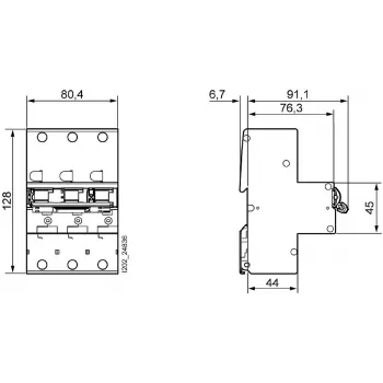 Siemens 5SP33353 Hauptleitungsschutzschalter