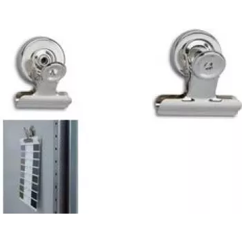MAUL 2183096 Metall-Papierklemme, 2 Stück