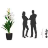 PAPERFLOW PALYS65 Künstliche Lilienblume-Pflanze, 650 mm, Polyester Real Touch