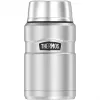 THERMOS STAINLESS KING Vakuum-Isolierbehälter für Lebensmittel, 0,71 L, Mattschwarz 4001.233.071