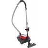 Fakir 3843003 Bodenstaubsauger, 700 W, 3 L Staubbeutel, HEPA-Filter, Trockensauger, Rot/Schwarz