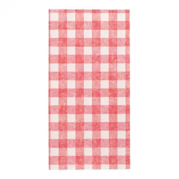 PAPSTAR Royal Collection Vichy-Karo Bistro-Servietten, Tissue, 1/8 Falzung, 4-lagig, 400 x 400 mm, Einzelserviette 37380