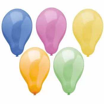 PAPSTAR Trend Latexballons, bunte Farben, 250 mm Durchmesser, 1 Stück (81463)