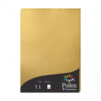 Clairefontaine Pollen A4 Gold 120gsm Papier - 25 Blatt 4200C