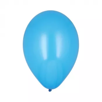 PAPSTAR Blaue Partyballons, 250 mm Durchmesser, 100er-Pack, Heliumgeeignet 18953