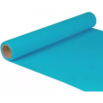 Papstar 82210 Türkisfarbene Papiertischläuferrolle, 400 mm x 5 m, rechteckig