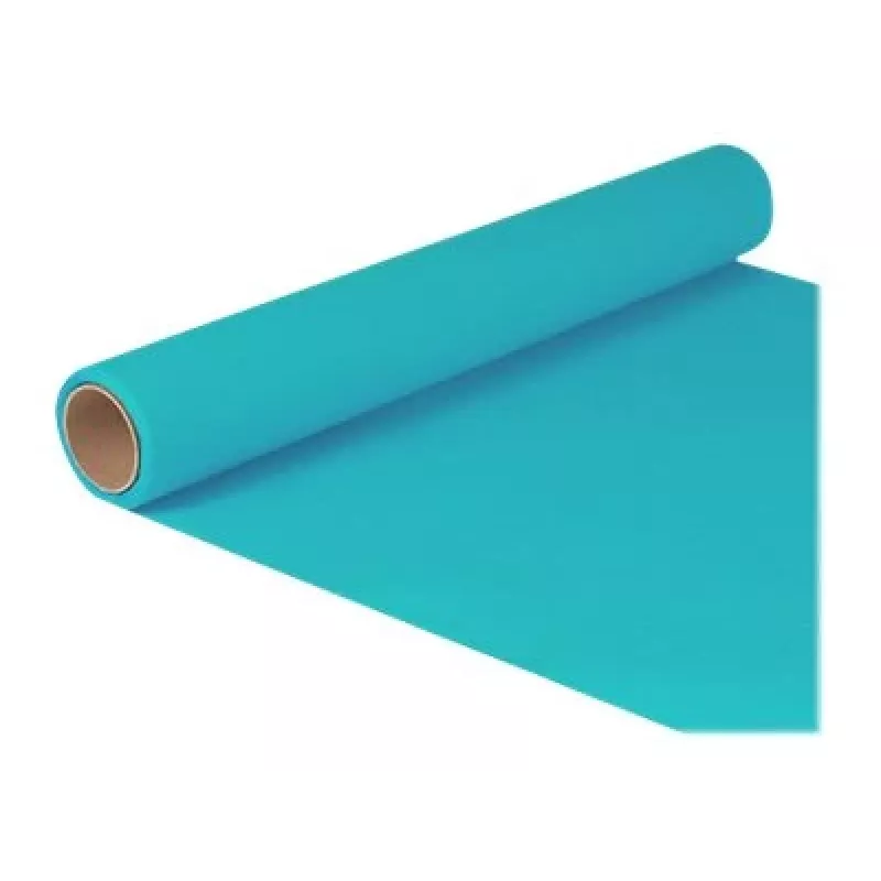Papstar 82210 Türkisfarbene Papiertischläuferrolle, 400 mm x 5 m, rechteckig