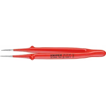 KNIPEX 92 27 62 VDE Präzisionspinzette, spitzfeine Spitze, 150 mm, isoliert 1000V