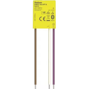Theben Mini-Universaldimmer UP DIMAX 540 APP B (5400230) - Unterputz-Universaldimmer mit Bluetooth