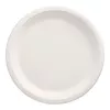 PAPSTAR pure Zuckerrohr-Teller, rund, 260 mm, 50 Stück, kompostierbar, mikrowellengeeignet (89738)
