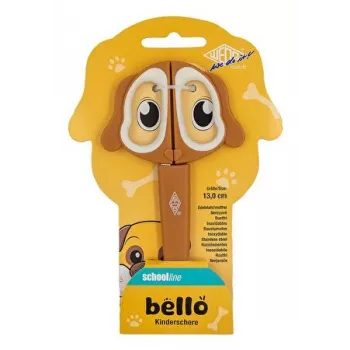 WEDO BELLO Bastelschere, runde Spitze, 130 mm, für Rechtshänder, Edelstahl, Softgrip, 1 Stück 736 004