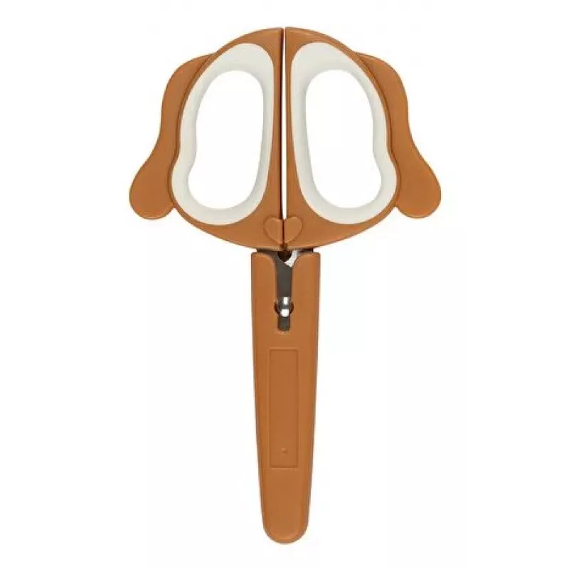 WEDO BELLO Bastelschere, runde Spitze, 130 mm, für Rechtshänder, Edelstahl, Softgrip, 1 Stück 736 004