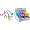 WEDO FANTASY Bastelschere, verschiedene Designs, für Rechtshänder, Edelstahl, 30er-Display 73599
