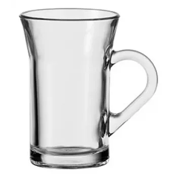 Esmeyer Montana CYLON Teeglas mit Henkel, 200 ml, spülmaschinenfest, 115 mm Höhe, 6er-Set (410-828)