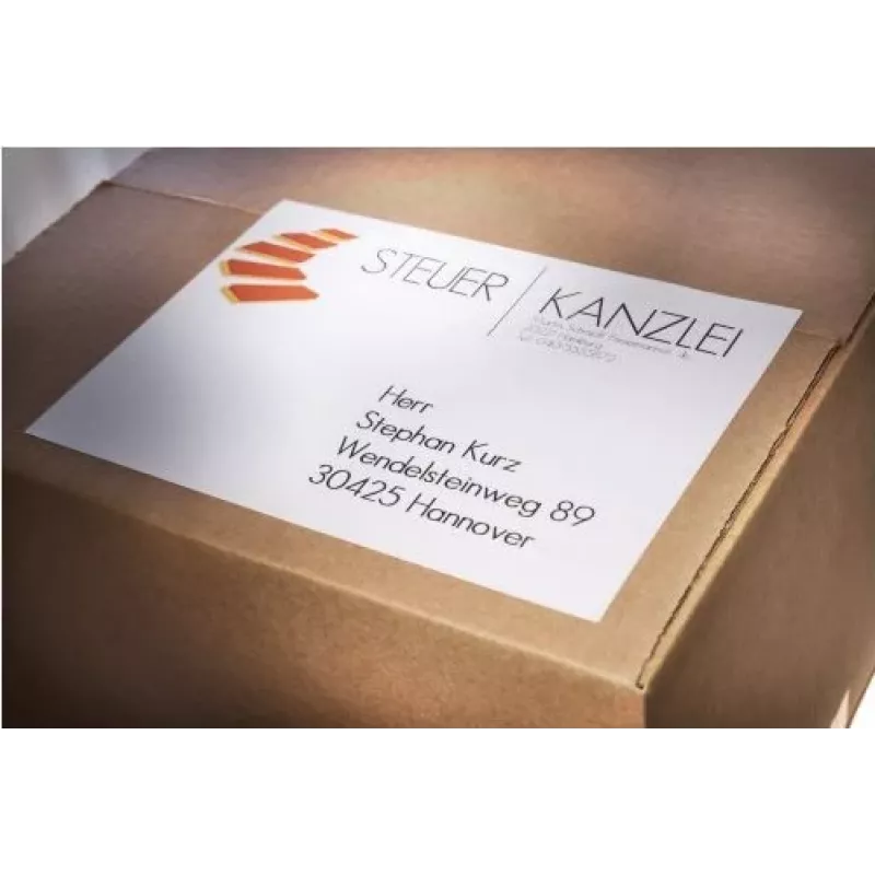 Avery 6135 Weißes Papier Permanent Klebeetiketten A4 210 x 148 mm 200 Etiketten