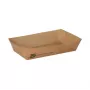 PAPSTAR Pommes-Frites-Trays pure 100% Fair, groß, 10,5 x 17 cm, Frischfaserkarton, braun, 80 Stück (87244)