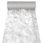 PAPSTAR Sizoflor Tischläufer & Deko-Band, Silber, 25 m x 30 cm, wasserfest, 75% Polyester / 25% Polyamid 37064