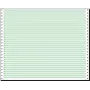 SIGEL 12370 Endlospapier, Einzelperforation, grüne Linien, 305 x 375 mm, 60 g/m², 2000 Blatt