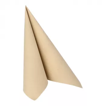 PAPSTAR ROYAL Collection Sand Tissue Servietten, 4-lagig, 1/4 Falz, 400 x 400 mm, 50 Stück 82360