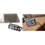 Little Balance LB 8371 Pro e-200 Digitale Paketwaage, 200 kg Kapazität, 50 g Ablesbarkeit, Edelstahlplattform, separates LCD-Display