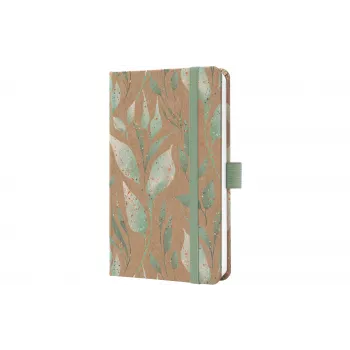 SIGEL Wochenplaner Pure Sparkle Leaves Pflanze 2026 Mehrfarbig - A6 (J6802)